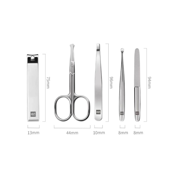 Маникюрный набор Huo Hou Stainless Steel Nail Clipper Set, коричневый